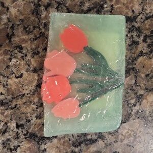 Primal Elements TULIPS 3.5 oz soap new jasmine, tuberose and tulips Hand Made